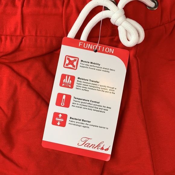 NEW Yoga Running Workout Shorts Tankoo Athletic Elastic Waist - Picture 9 of 12